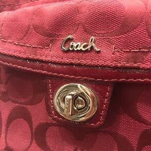 Burgundy Coach Crossbody